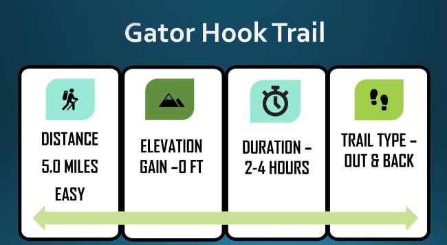 Trail Stats Gator Hook