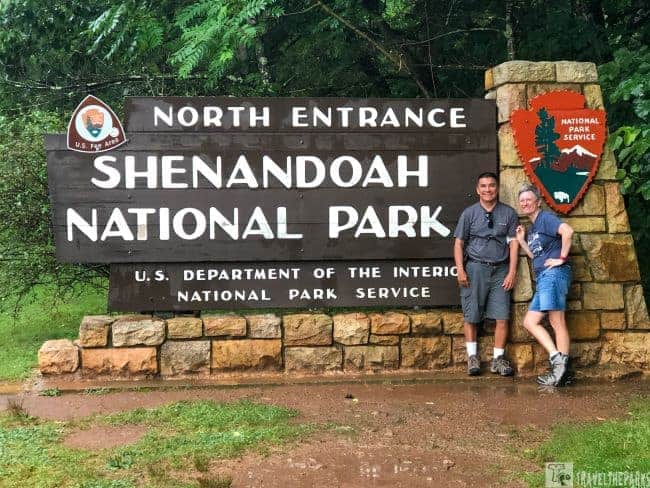 Shenanadoah National Park Sign with Us