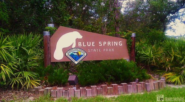 Blue Springs State Park Sign at the entrance