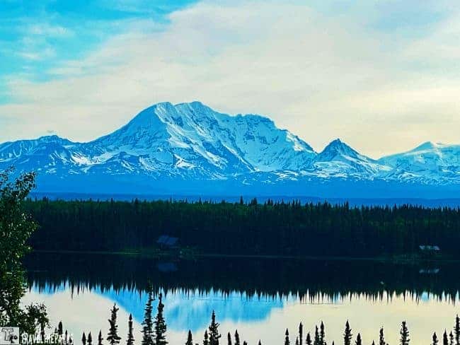 View of Mt. Drum Wrangell St Elais NP
