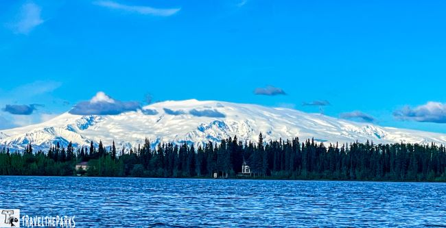 Wrangell Mountains over Pippin Lake