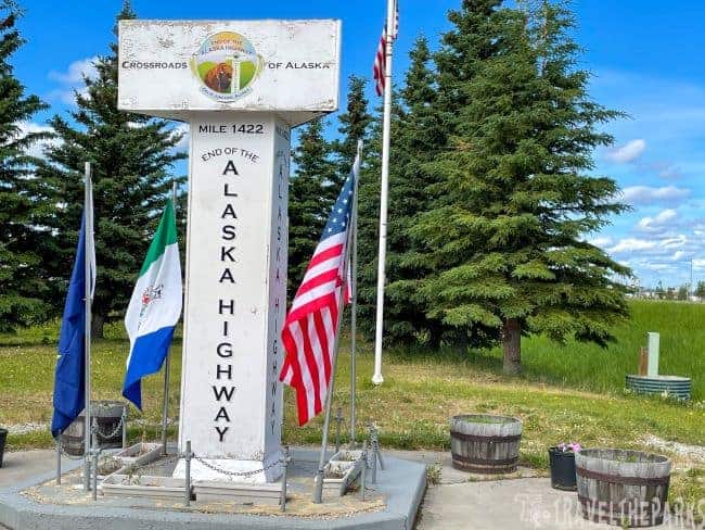 Alaska Highway Monument-Stops Along the Way Gakona to Delta Junction
