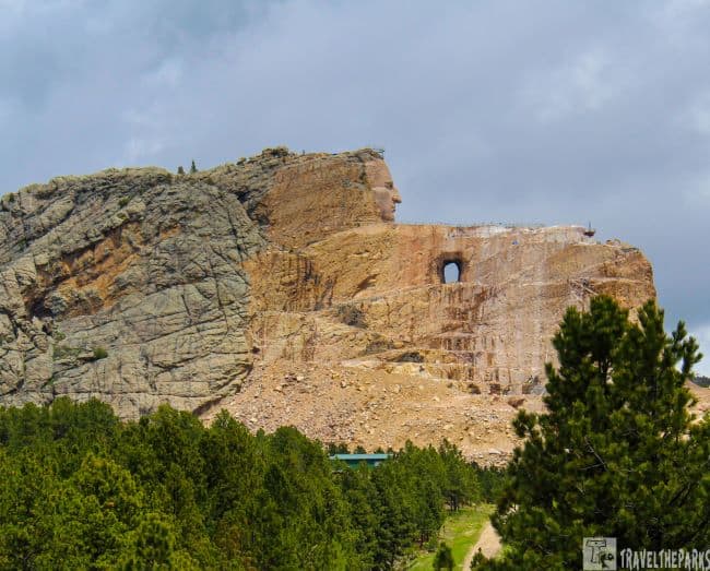 In the Black Hills of South Dakota, a monument to the revered Indian leader Crazy Horse is being carved out of a mountain