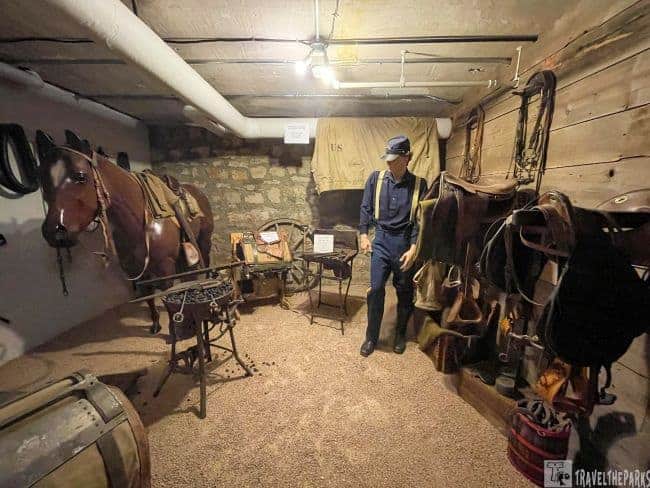 7th Cavalry Exhibit Diorama Life Sized