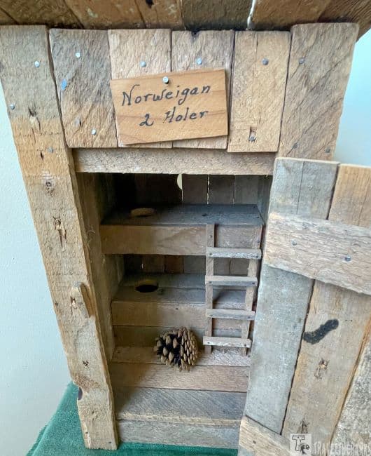 Norwegian 2-Holer Outhouse-Beneficial Record at the Old Fort Meade Museum