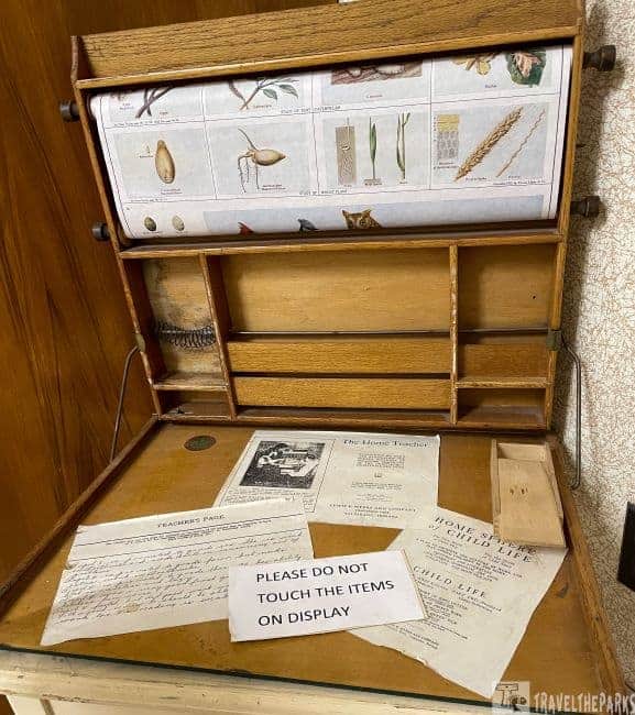 Old School Student Desk Old Fort Meade Museum