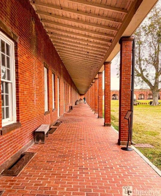 This-looks-along-the-front-wall-of-the-fort.-Along-this-side-were-enlisted-and-officers-quarters-the-quartermaster-mess-and-guard-rooms-