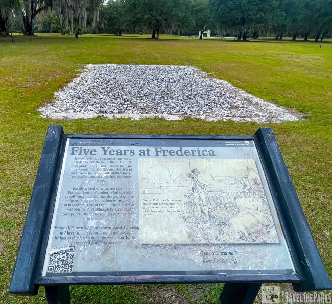 Samuel Perkins House Foundation-Fort Frederica