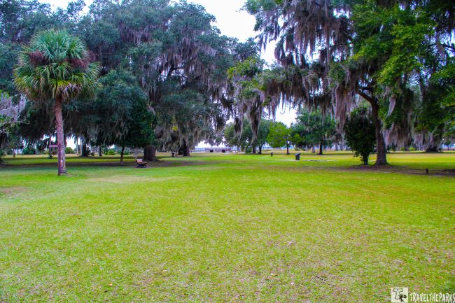 View of Broadstreet to the King's Magazine Fort Frederica National Monument