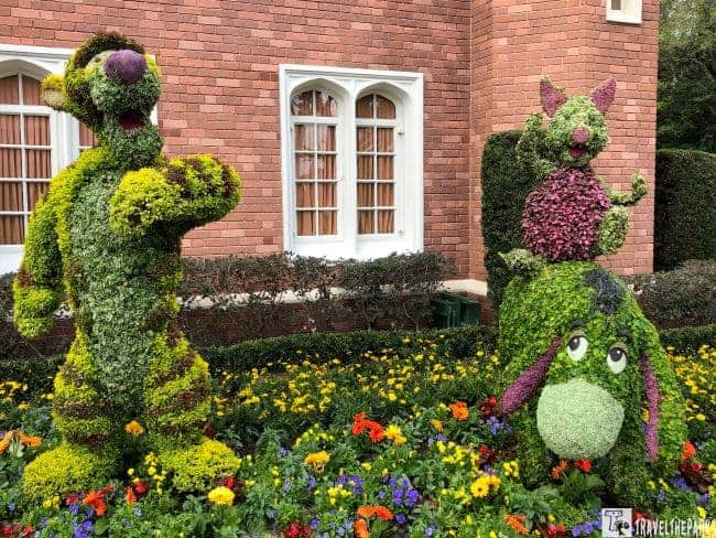 Tigger’s Topiariy United Kingdom pavilion garden