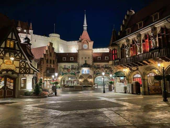 World Showcase Germany Streetscape